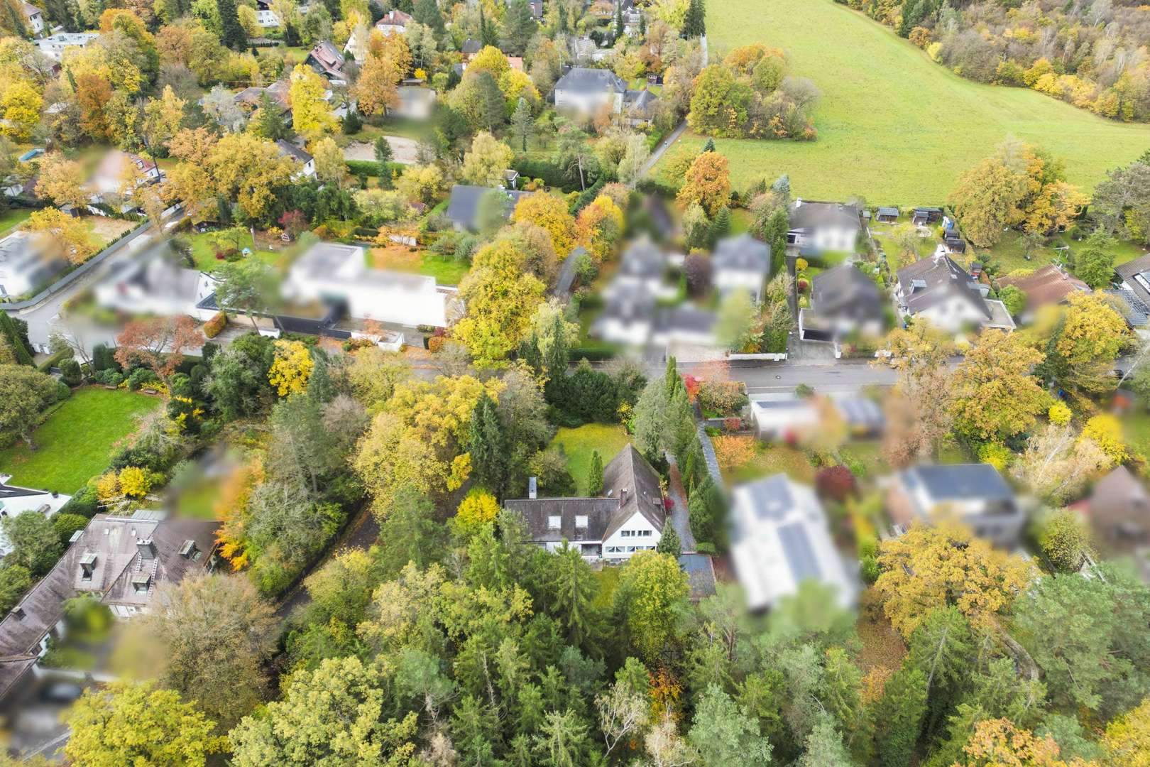 Luftbild - Grundstück in 82166 Gräfelfing mit 1519m² kaufen