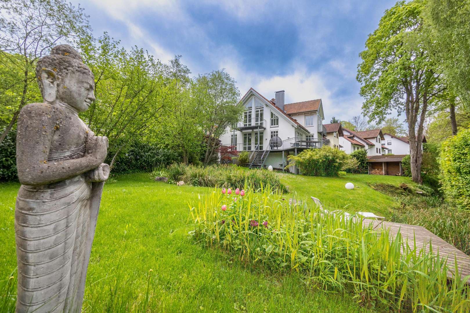 Gartenansicht - Einfamilienhaus in 86949 Windach mit 306m² kaufen