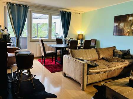 Wohnzimmer 2. Ansicht - Etagenwohnung in 85716 Unterschleißheim mit 79m² kaufen