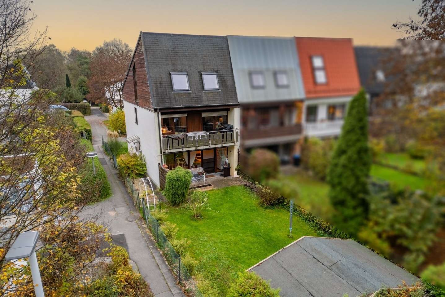 Blick auf den Garten - Reiheneckhaus in 82211 Herrsching mit 160m² kaufen