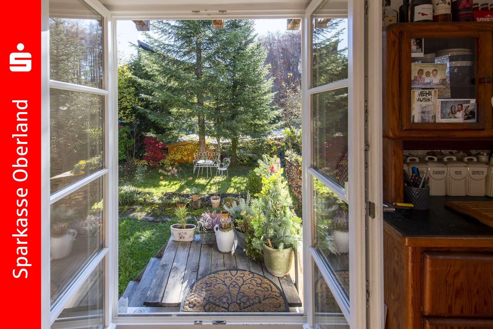 Blick in den Garten Blick in den Garten - Einfamilienhaus in 82319 Starnberg mit 140m² kaufen