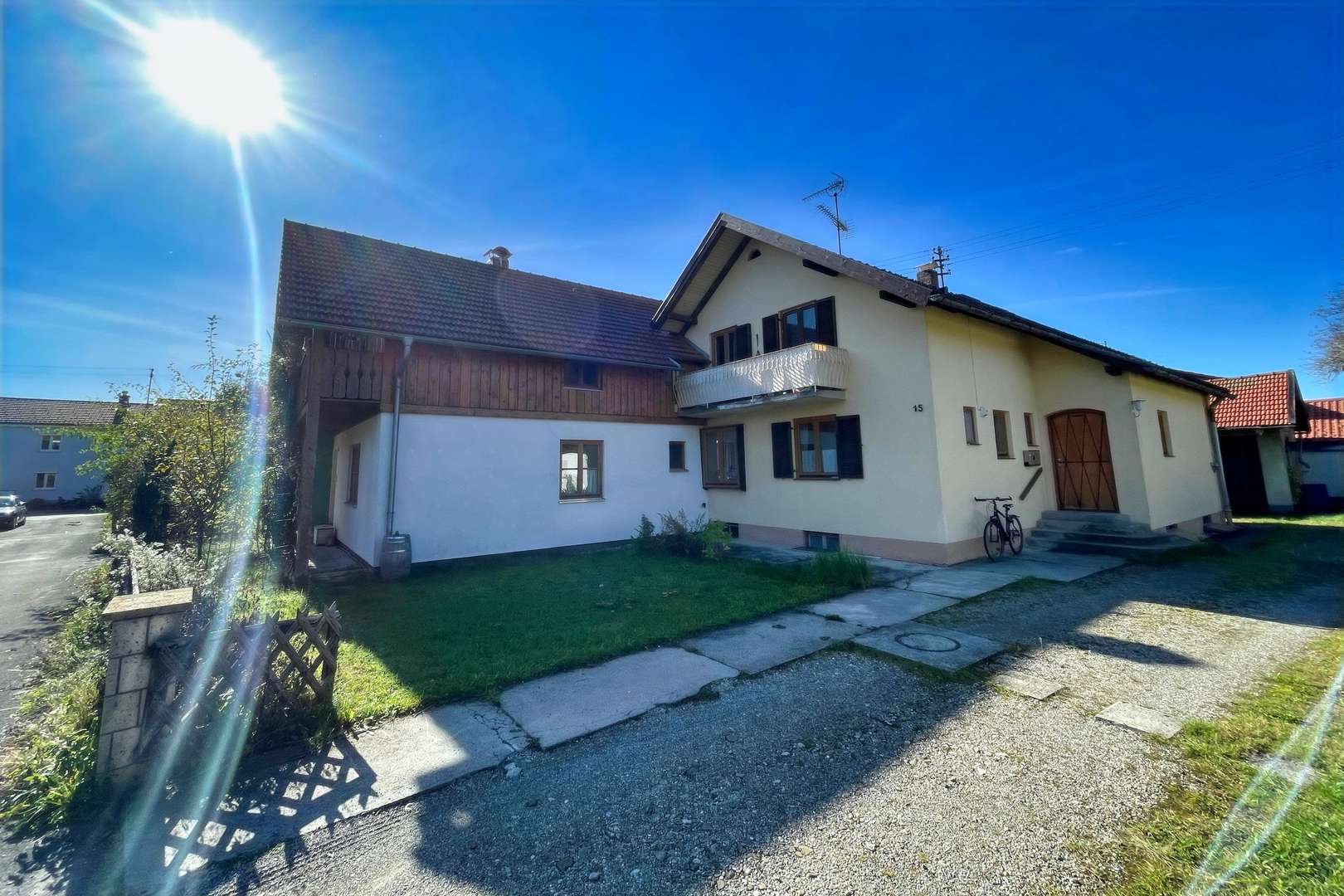 Nord-/Ostansicht - Zweifamilienhaus in 86971 Peiting mit 233m² kaufen