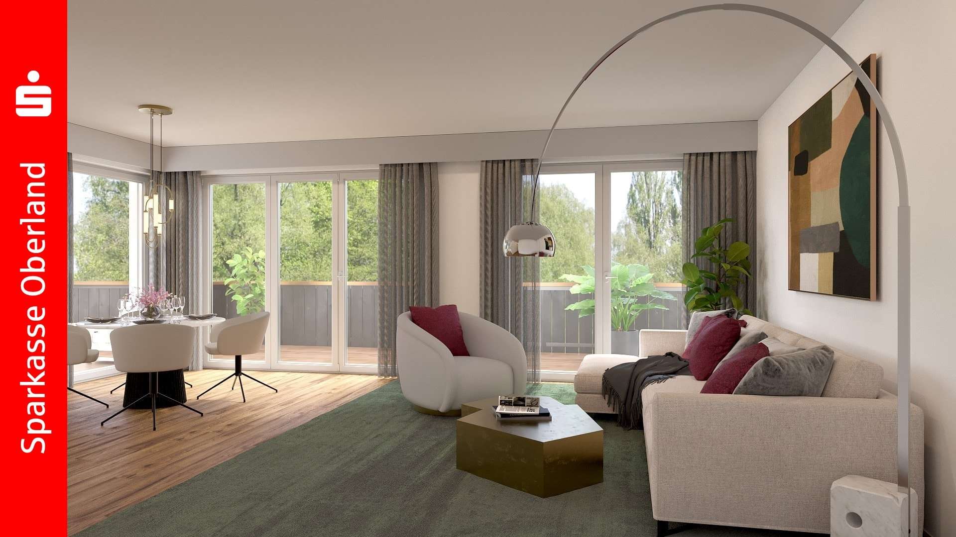 Visualisierung Visualisierung - Etagenwohnung in 82467 Garmisch-Partenkirchen mit 102m² kaufen