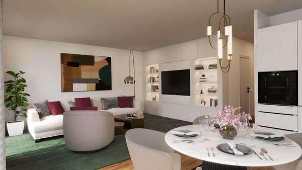 Visualisierung Visualisierung - Etagenwohnung in 82467 Garmisch-Partenkirchen mit 102m² kaufen