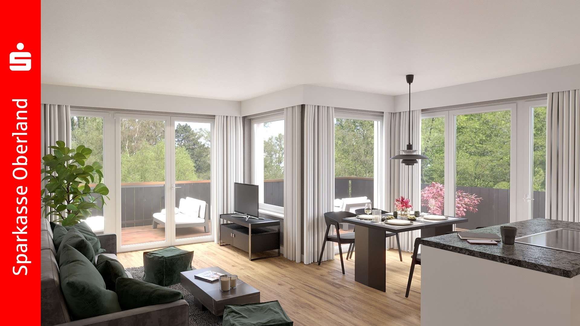 Visualisierung - Etagenwohnung in 82467 Garmisch-Partenkirchen mit 77m² kaufen