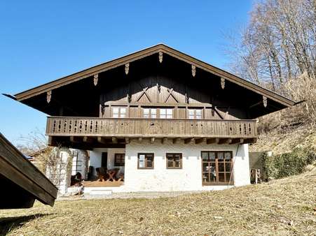 Hausansicht - Einfamilienhaus in 82441 Ohlstadt mit 175m² kaufen