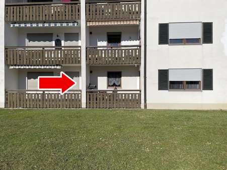 Außenansicht - Erdgeschosswohnung in 82380 Peißenberg mit 44m² kaufen