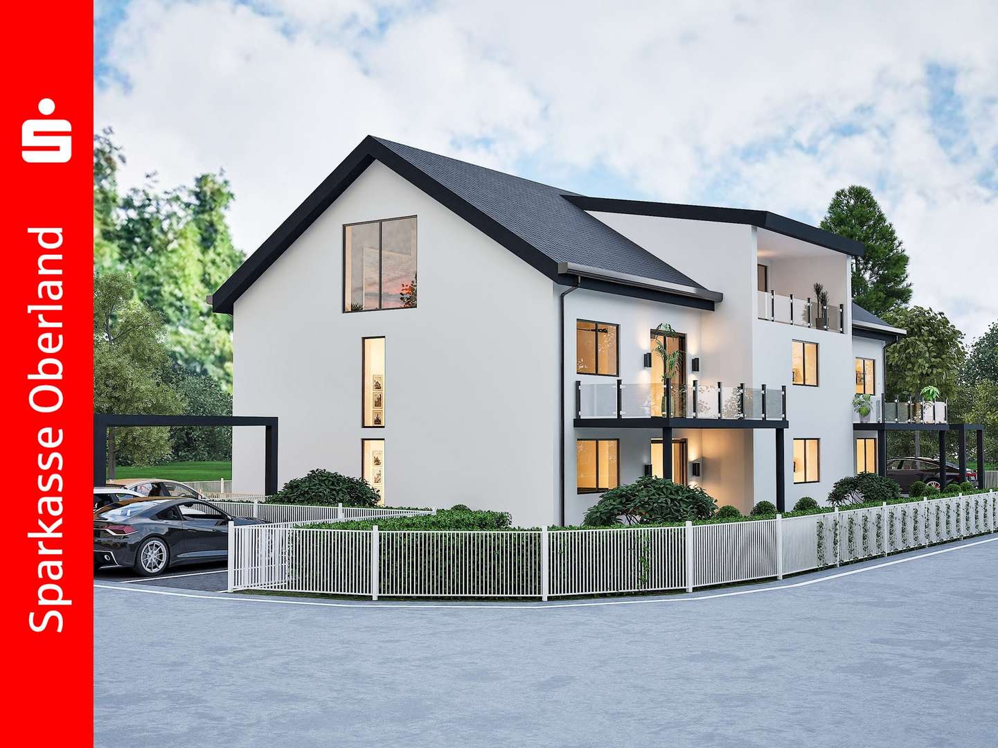 Rendering Südost - Dachgeschosswohnung in 82380 Peißenberg mit 143m² kaufen