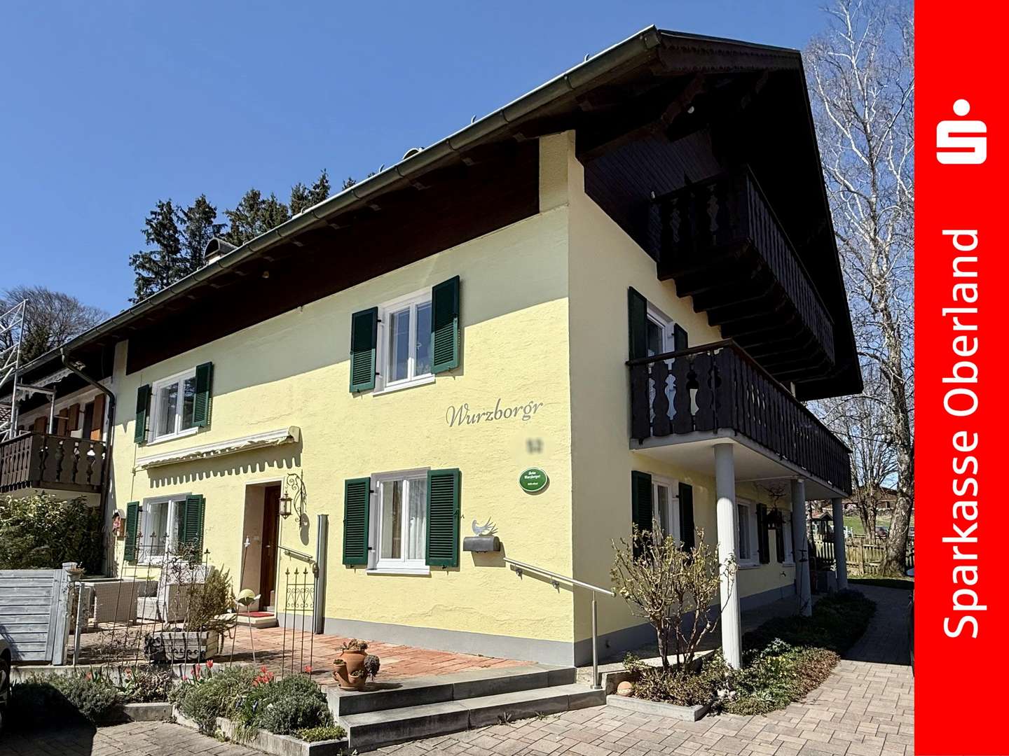 Ansicht von Süden - Doppelhaushälfte in 86934 Reichling mit 313m² kaufen