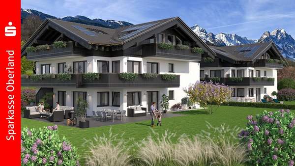 Visualisierung Visualisierung - Erdgeschosswohnung in 82467 Garmisch-Partenkirchen mit 108m² kaufen