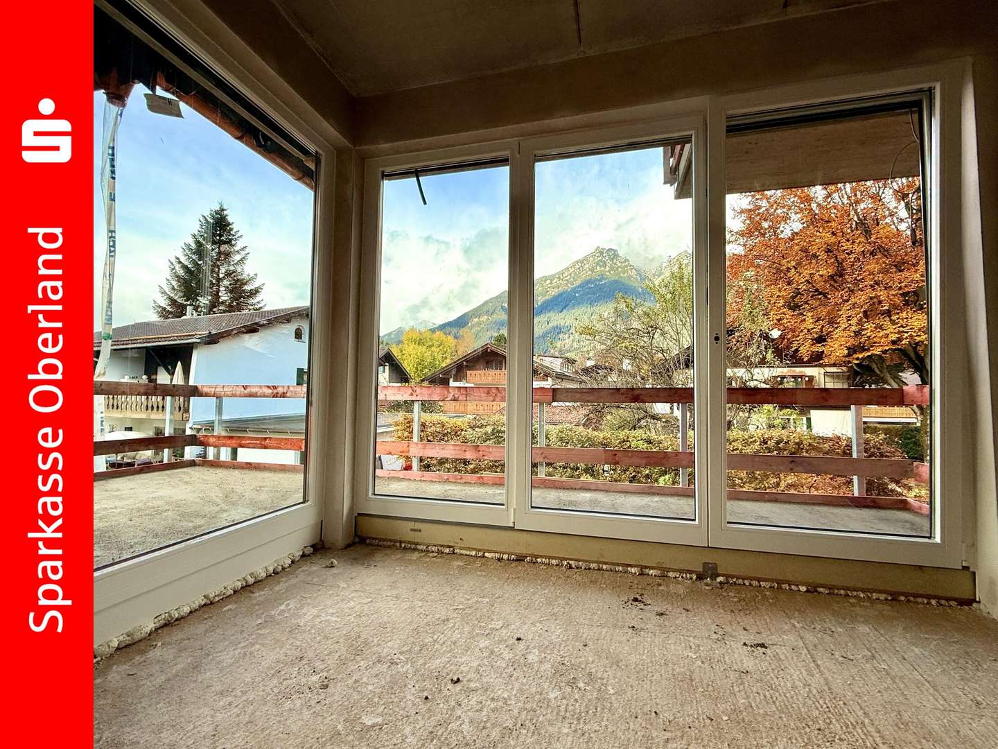 Ausblick Küche - Etagenwohnung in 82467 Garmisch-Partenkirchen mit 75m² kaufen