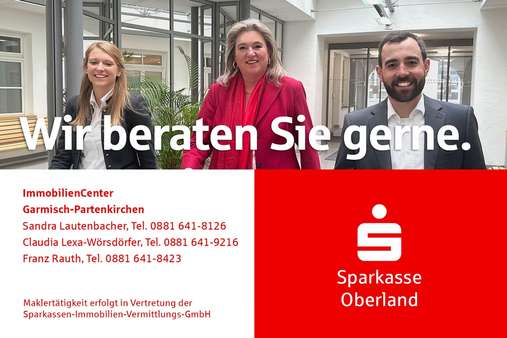 ImmobilienCenter Garmisch-Partenkirchen - Erdgeschosswohnung in 82481 Mittenwald mit 68m² kaufen