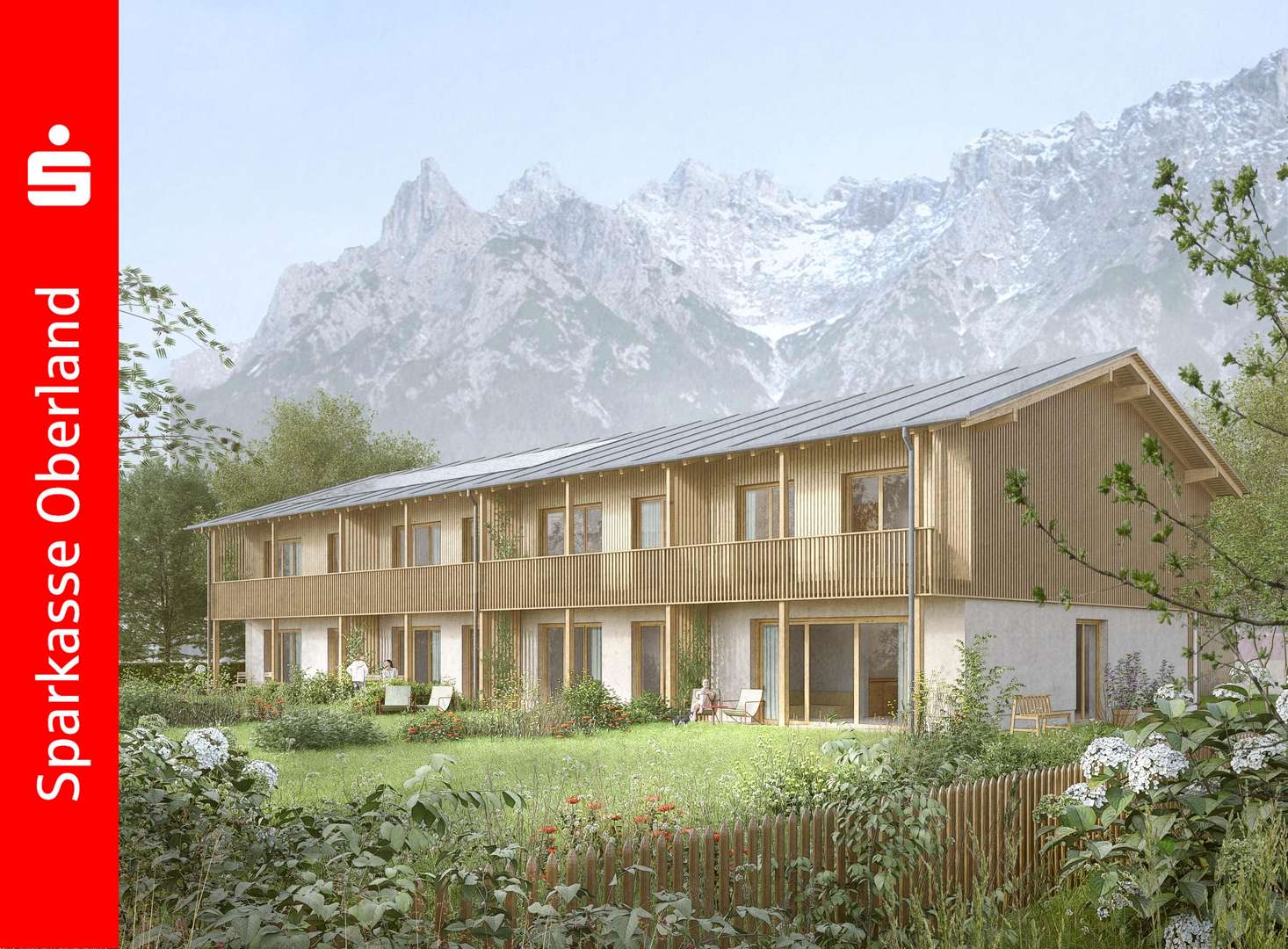 Ansicht Visualisierung Ansicht Visualisierung - Erdgeschosswohnung in 82481 Mittenwald mit 80m² kaufen