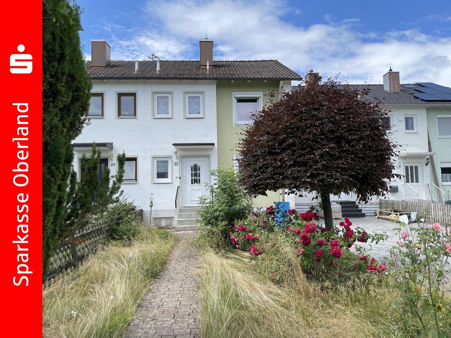 Ostansicht (Hauseingang) Ostansicht (Hauseingang) - Reihenmittelhaus in 86971 Peiting mit 76m² kaufen