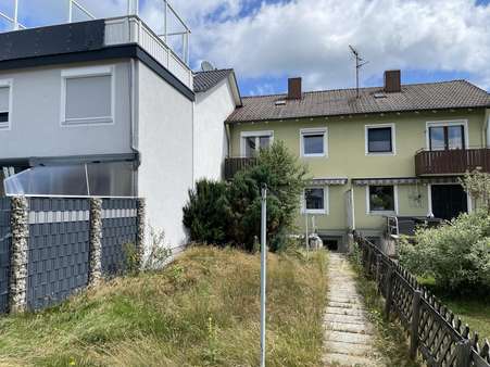 Westansicht (Gartenseite) Westansicht (Gartenseite) - Reihenmittelhaus in 86971 Peiting mit 76m² kaufen