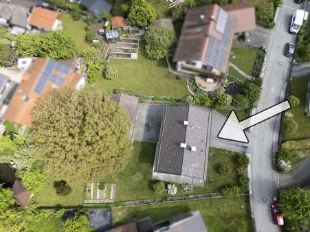 Luftbild - Grundstück in 82393 Iffeldorf mit 940m² kaufen