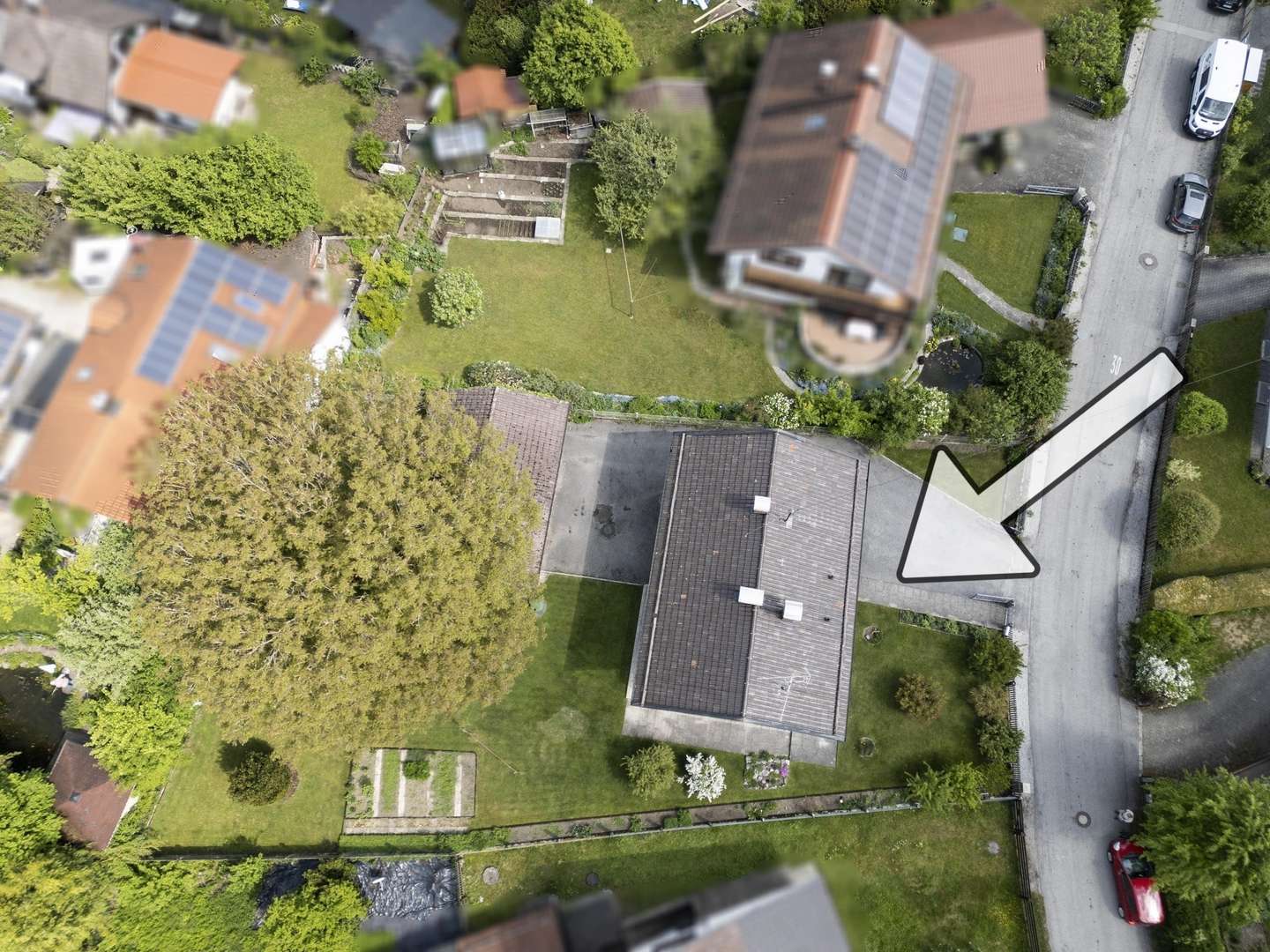 Luftbild - Grundstück in 82393 Iffeldorf mit 940m² kaufen