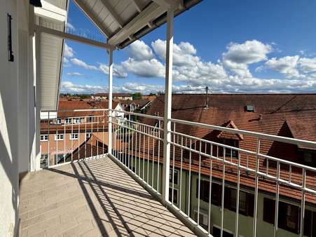 Balkon Balkon - Dachgeschosswohnung in 86971 Peiting mit 92m² mieten