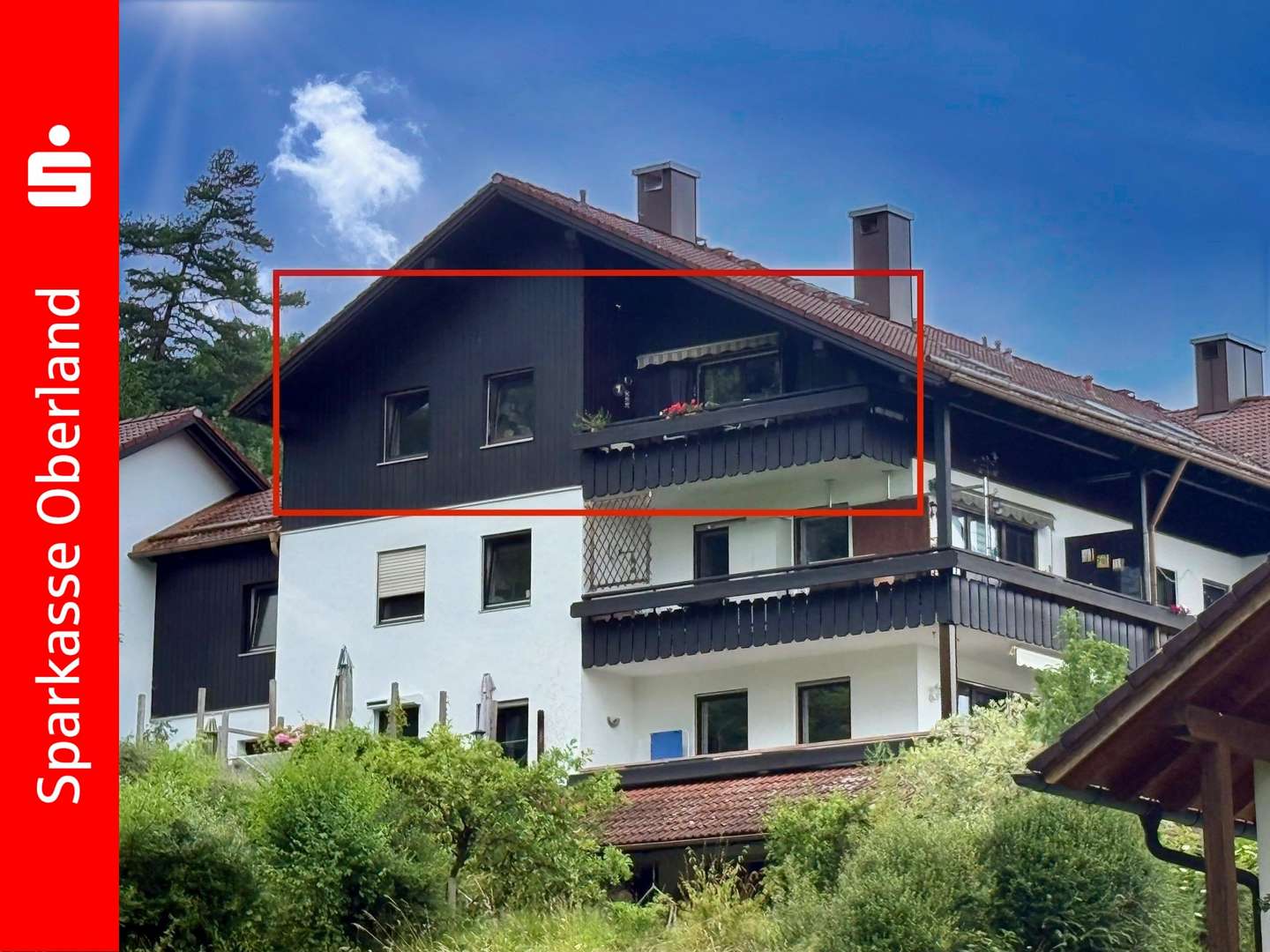 Südansicht - Dachgeschosswohnung in 82380 Peißenberg mit 60m² kaufen