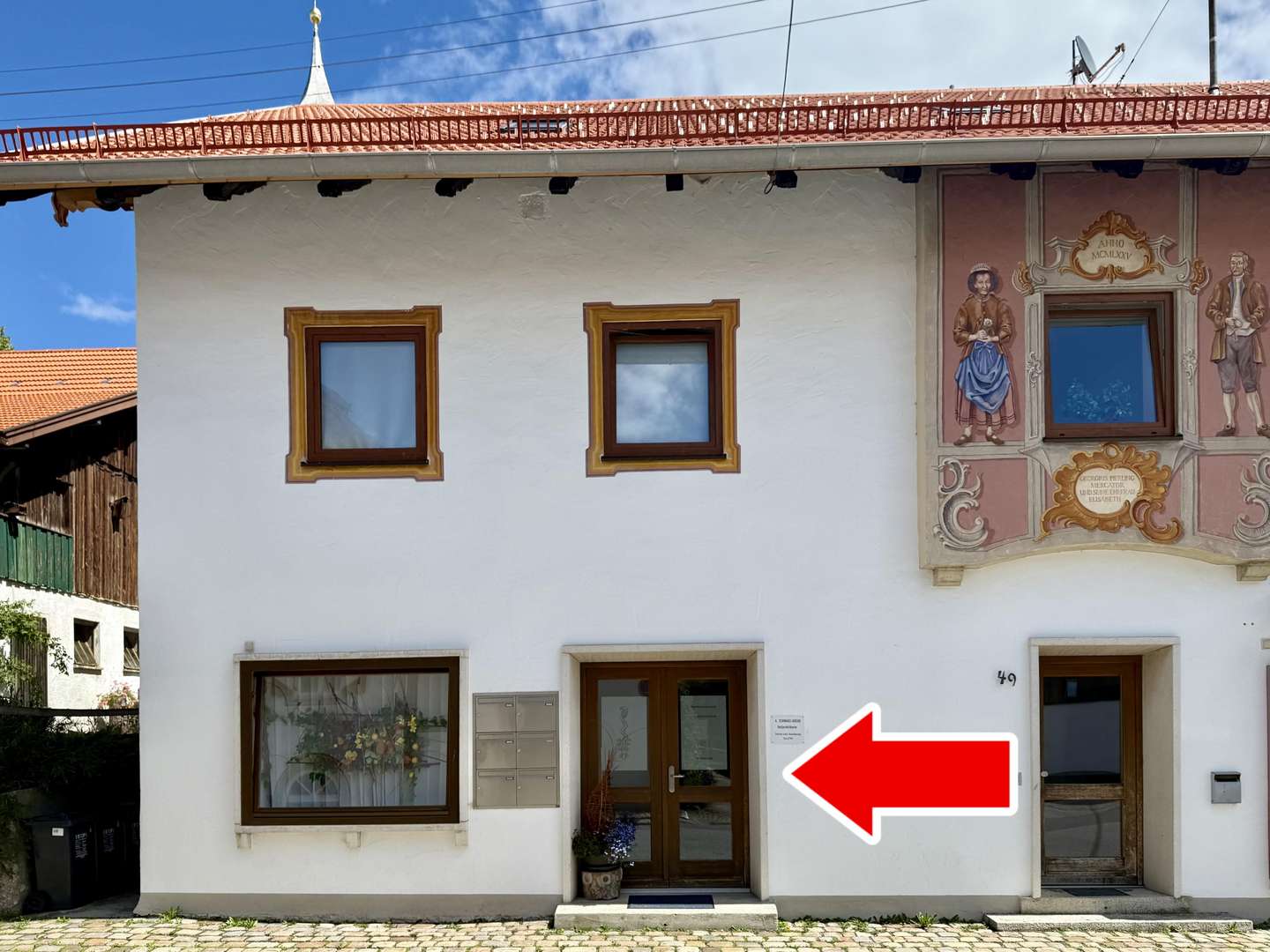 Praxiseingang Praxiseingang - Büro in 82435 Bad Bayersoien mit 61m² mieten