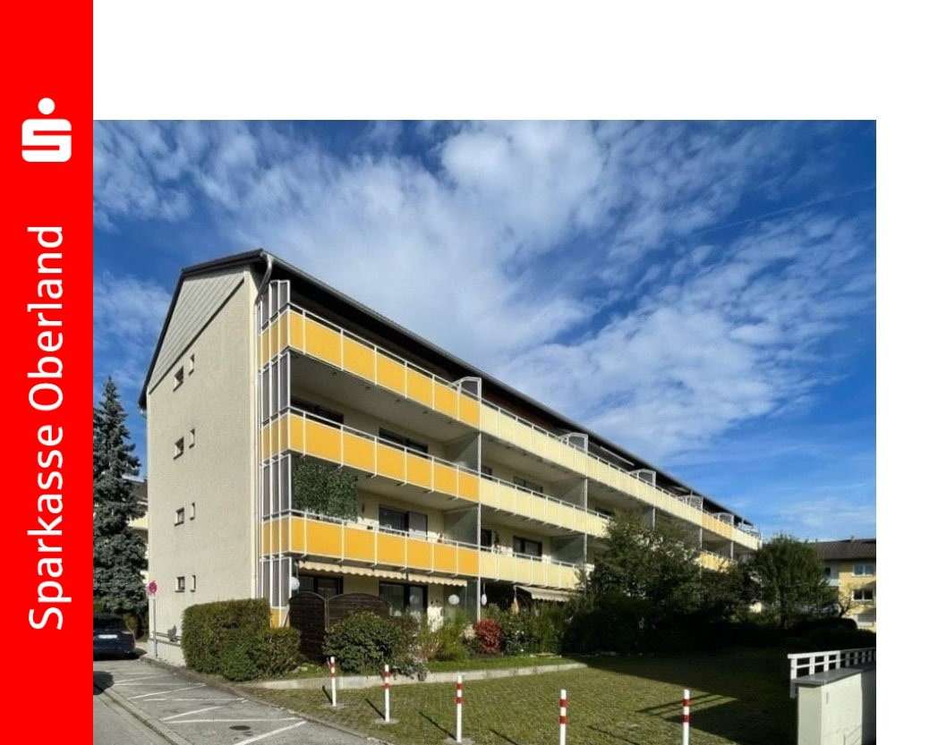 Ansicht von Süden Ansicht von Süden - Etagenwohnung in 82362 Weilheim mit 74m² kaufen