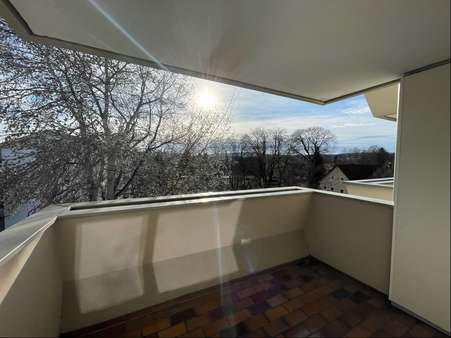 Balkon mit Alpenblick - Etagenwohnung in 82362 Weilheim mit 44m² kaufen