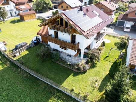 Luftbild - Einfamilienhaus in 82386 Huglfing mit 225m² kaufen