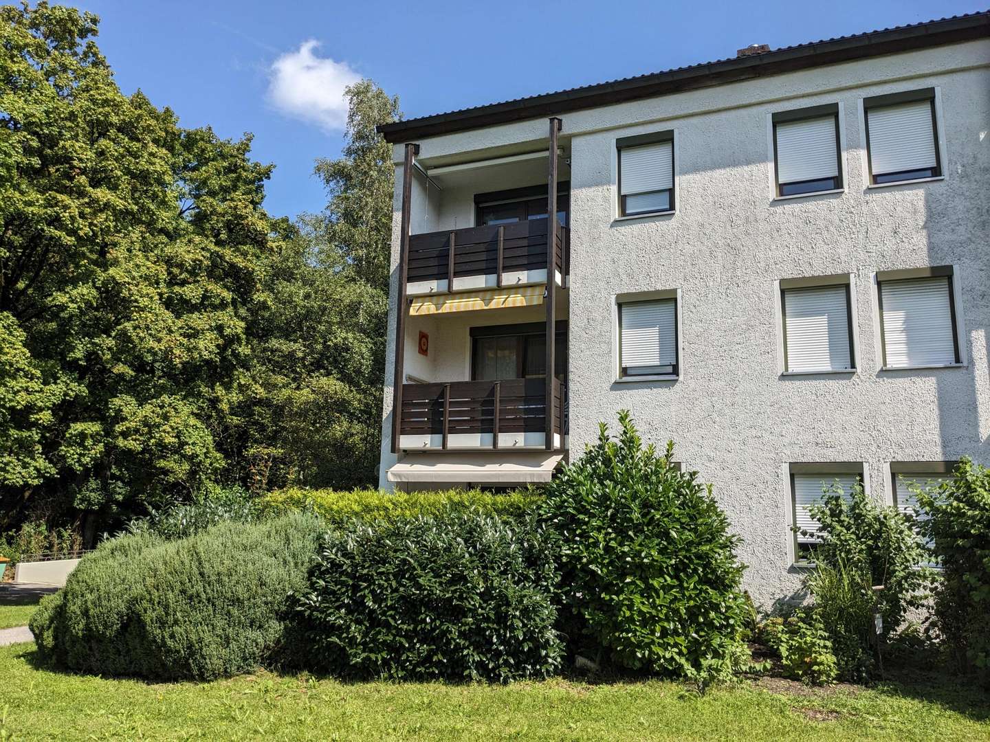 Ansicht Balkon - Etagenwohnung in 83435 Bad Reichenhall mit 65m² kaufen