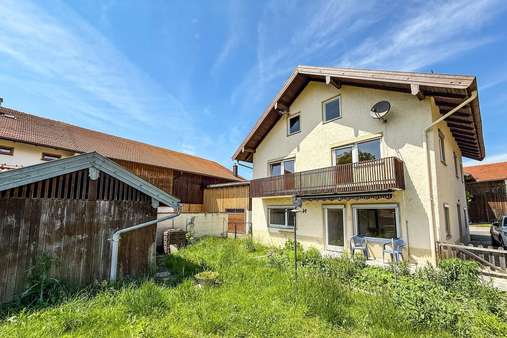 Ansicht Süden Ansicht Süden - Einfamilienhaus in 83329 Waging a. See, Holzhausen mit 110m² kaufen
