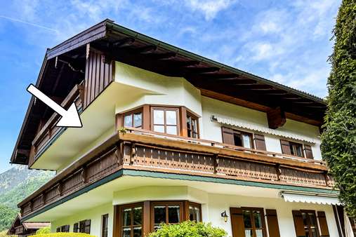 Ansicht Wohnung Südwest - Etagenwohnung in 83246 Unterwössen mit 73m² kaufen