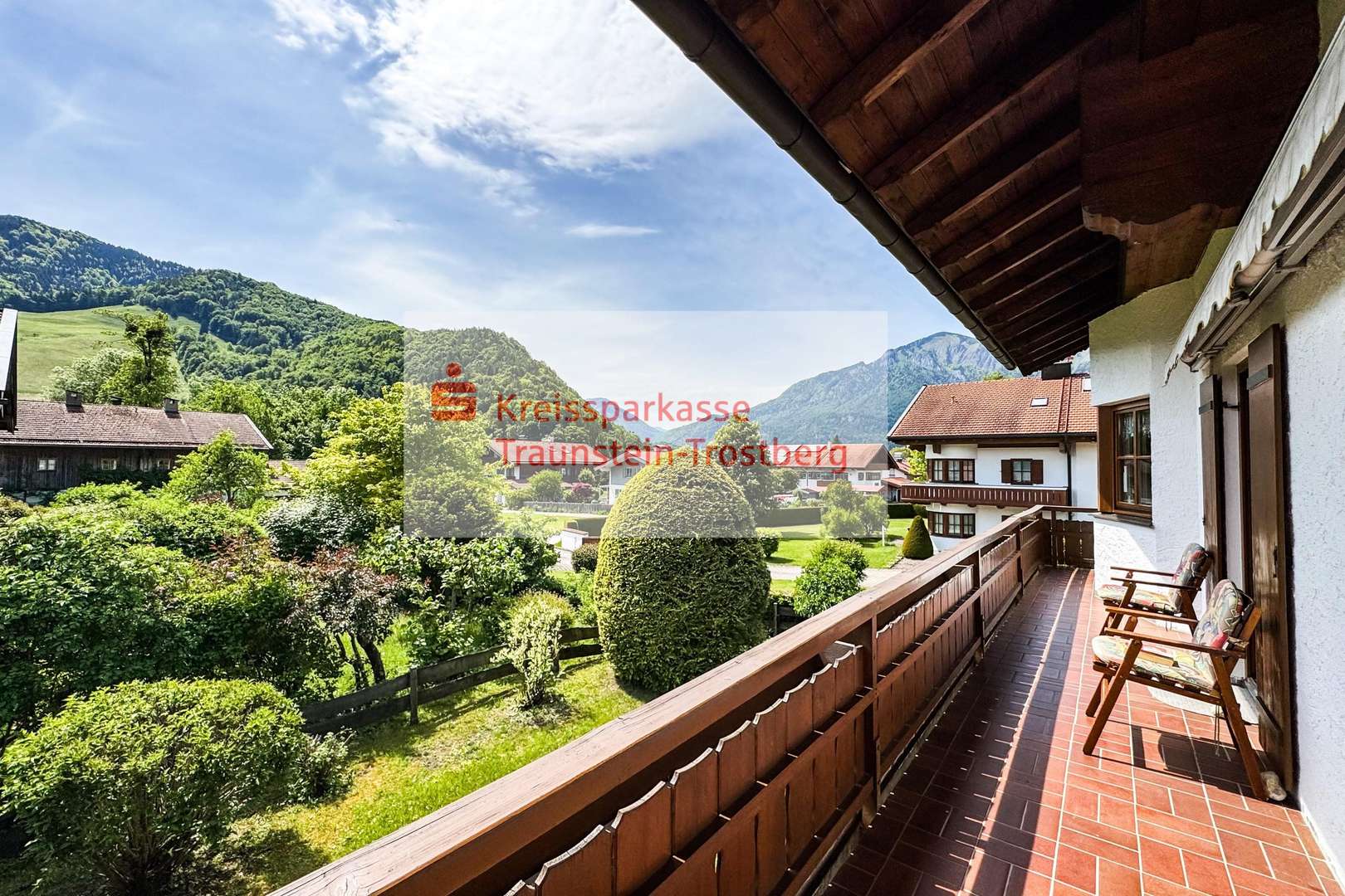 Ausblick Balkon nach Westen - Etagenwohnung in 83246 Unterwössen mit 73m² kaufen