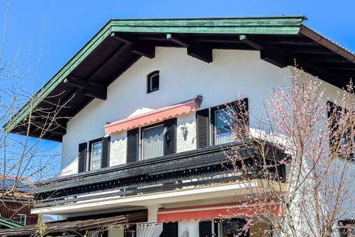 Ansicht Balkon - Etagenwohnung in 83246 Unterwössen mit 97m² kaufen