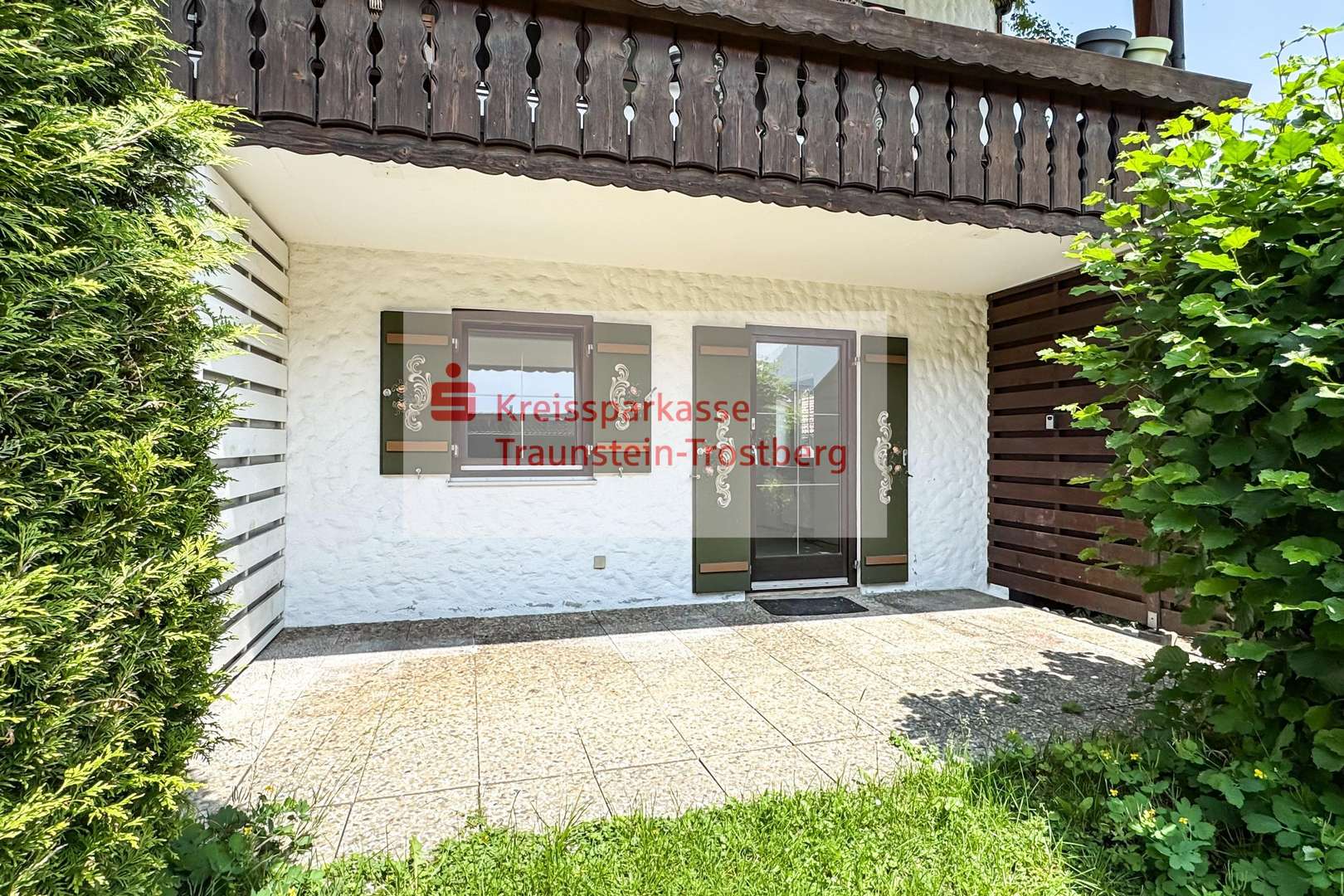 Ansicht Südterrasse - Erdgeschosswohnung in 83224 Grassau mit 60m² kaufen