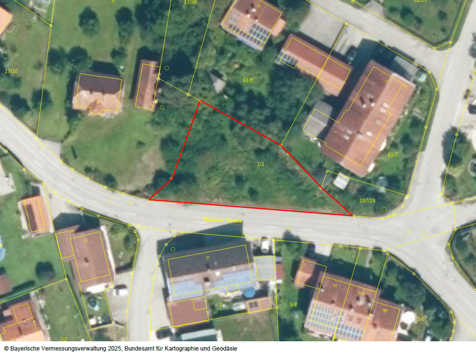 Luftbild - Grundstück in 83342 Tacherting mit 720m² kaufen