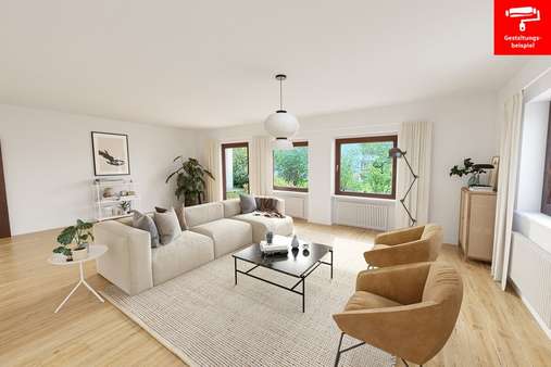Wohnzimmer EG -Idee - Mehrfamilienhaus in 83346 Bergen mit 264m² kaufen