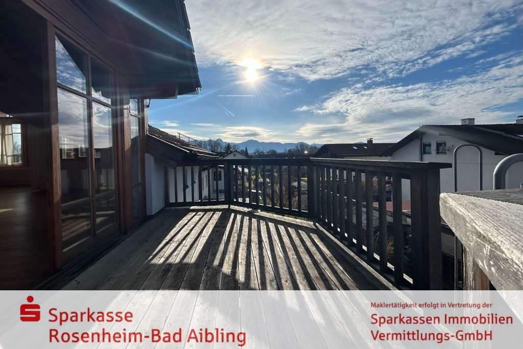 Balkon - Maisonette-Wohnung in 83059 Kolbermoor mit 150m² kaufen