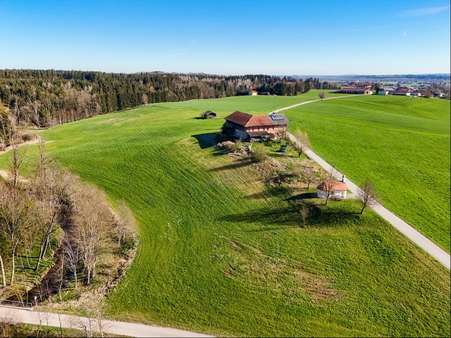 Südansicht - Bauernhaus in 83135 Schechen mit 230m² kaufen