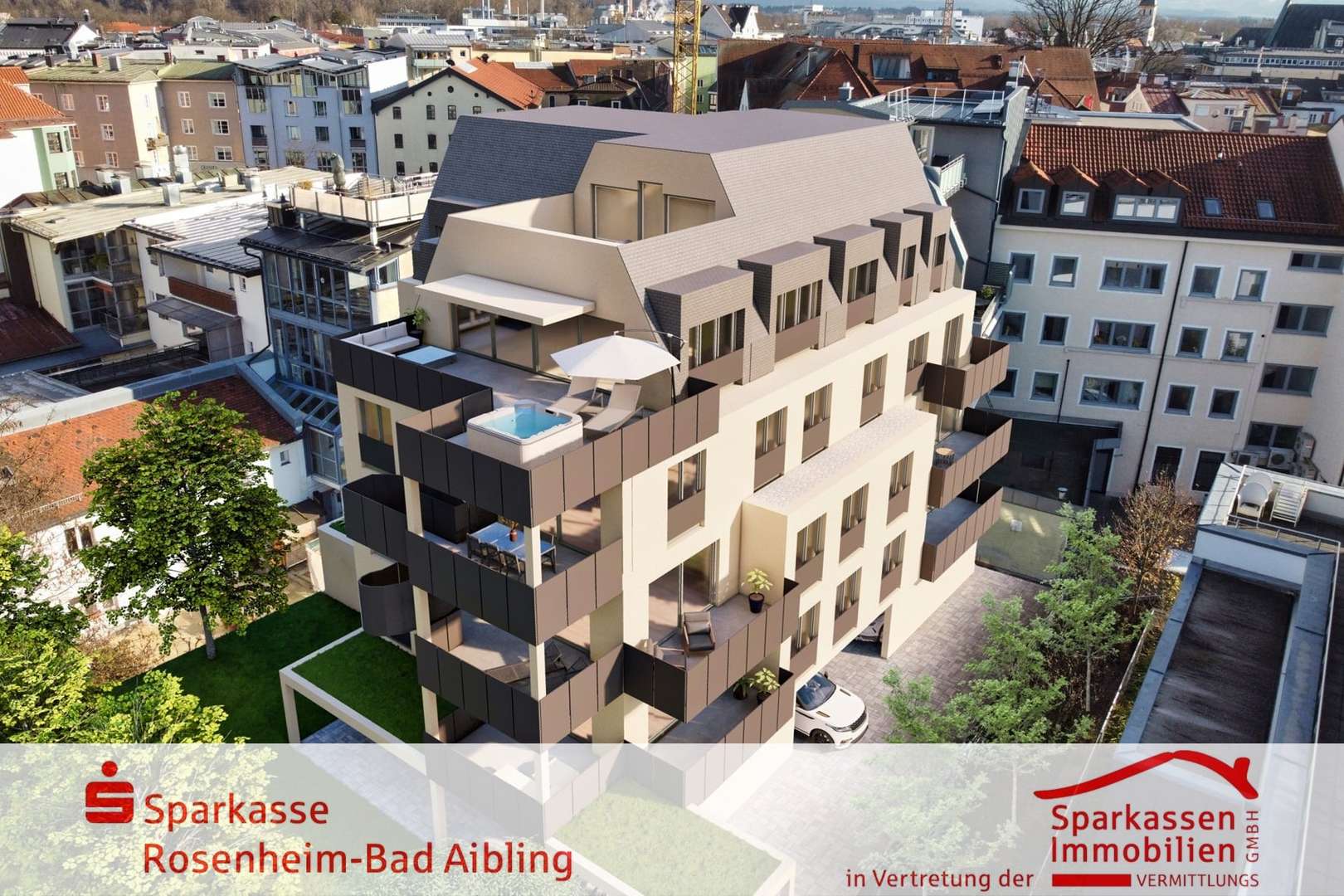 Visualisierung - Etagenwohnung in 83022 Rosenheim mit 122m² kaufen