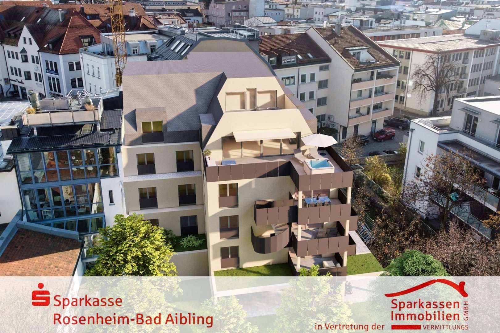 Visualisierung - Maisonette-Wohnung in 83022 Rosenheim mit 124m² kaufen