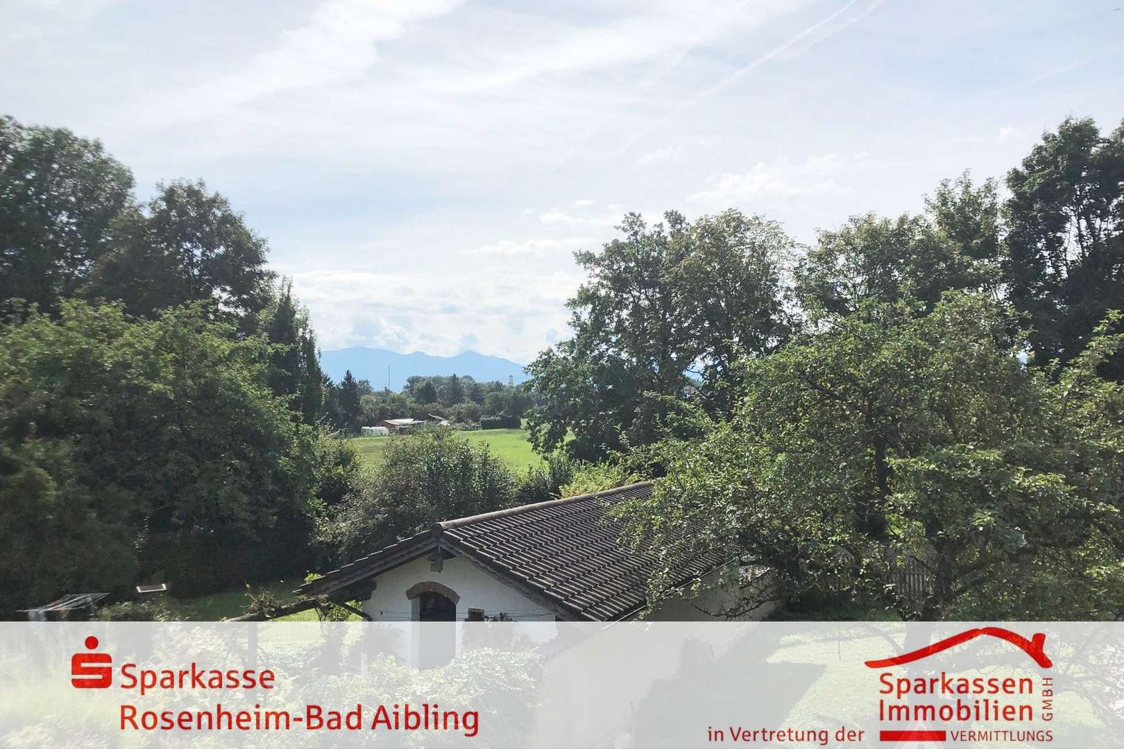 Blick vom Balkon - Grundstück in 83024 Rosenheim mit 790m² kaufen