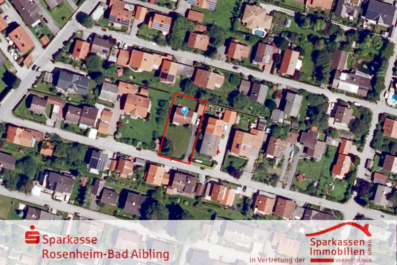 Luftbild (BVV, Nr. 713/23, https://vermessung.bayern.de/file/pdf/7203/Nutzungsbedingungen_Viewing.pdf) - Grundstück in 83109 Großkarolinenfeld mit 1055m² kaufen