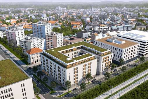Ansicht Süd  - Appartement in 83022 Rosenheim mit 36m² mieten