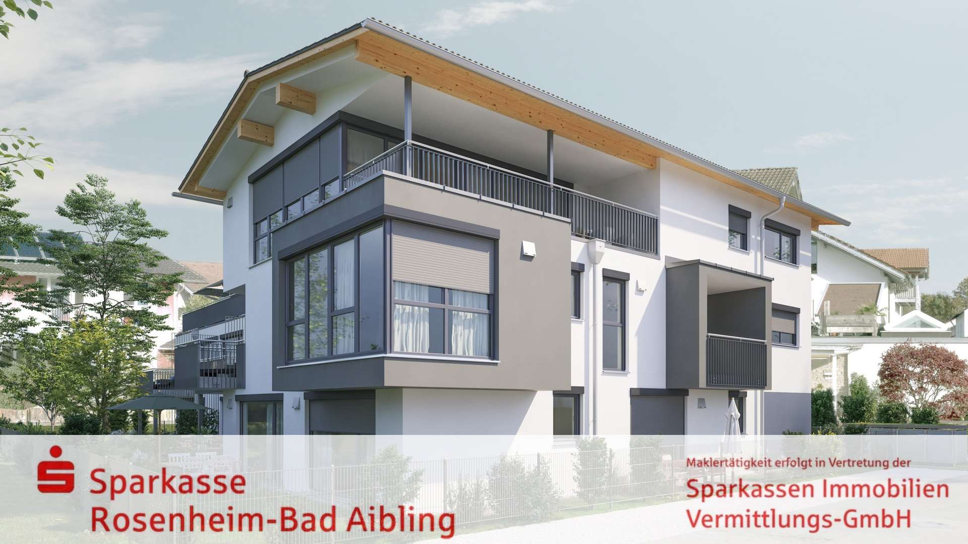 Ansicht_SüdWest - Erdgeschosswohnung in 83043 Bad Aibling mit 84m² kaufen