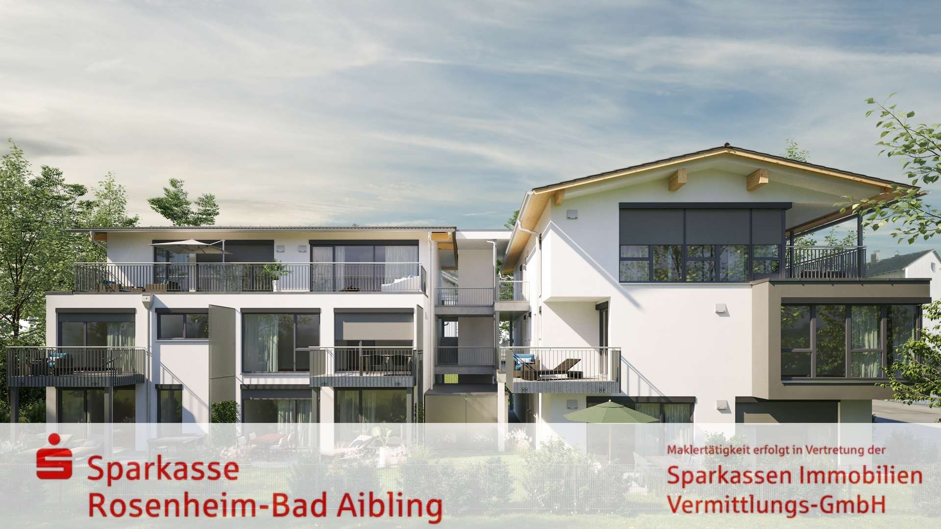 Ansicht_West - Erdgeschosswohnung in 83043 Bad Aibling mit 86m² kaufen