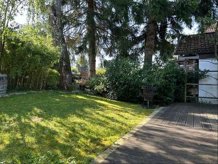 Terrasse und Garten - Doppelhaushälfte in 83043 Bad Aibling mit 109m² kaufen