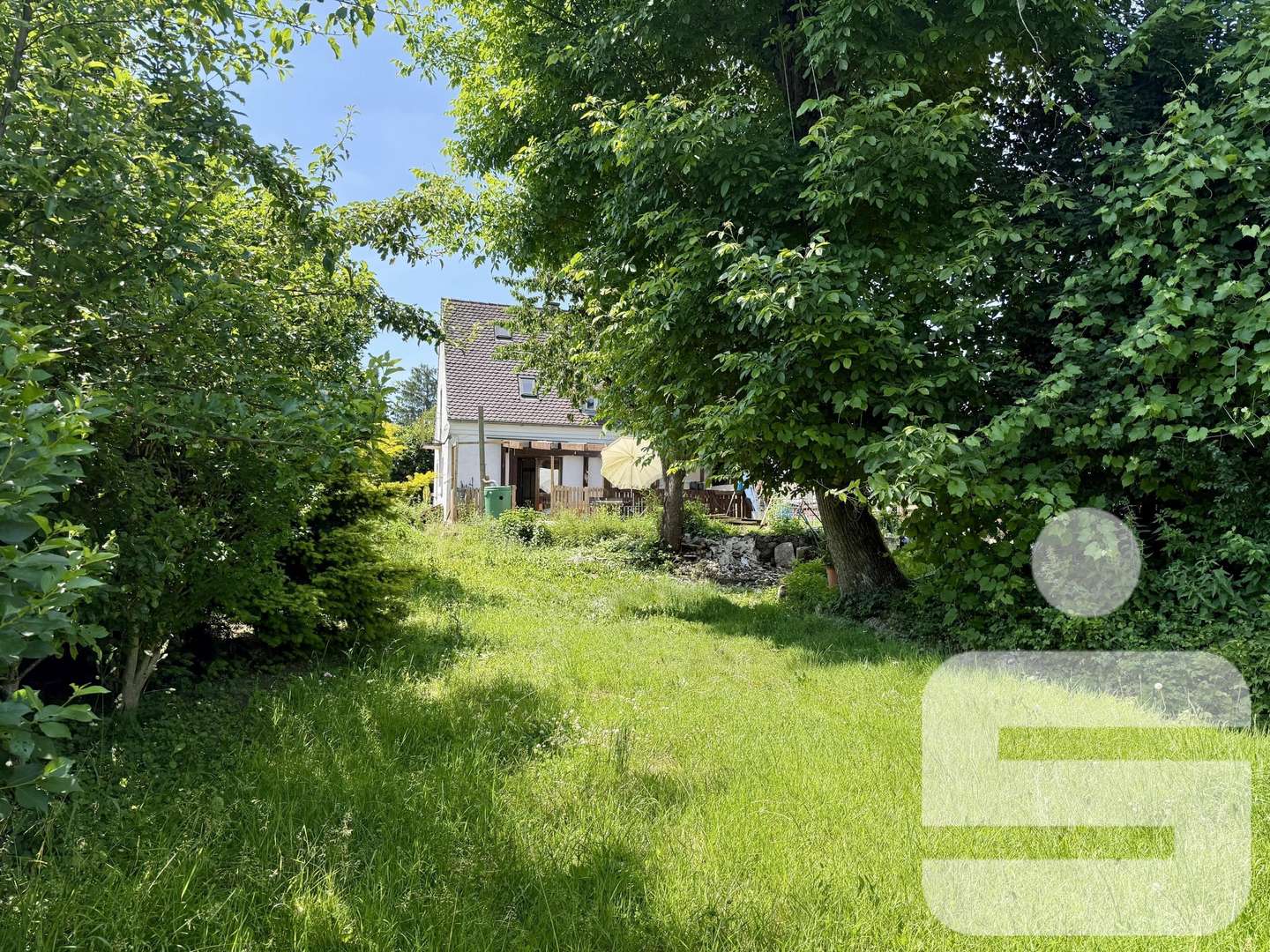 Gartenansicht Gartenansicht - Einfamilienhaus in 84489 Burghausen mit 84m² kaufen