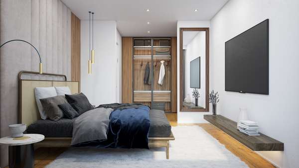 Beispielbild Schlafzimmer (2) - Etagenwohnung in 84489 Burghausen mit 89m² kaufen