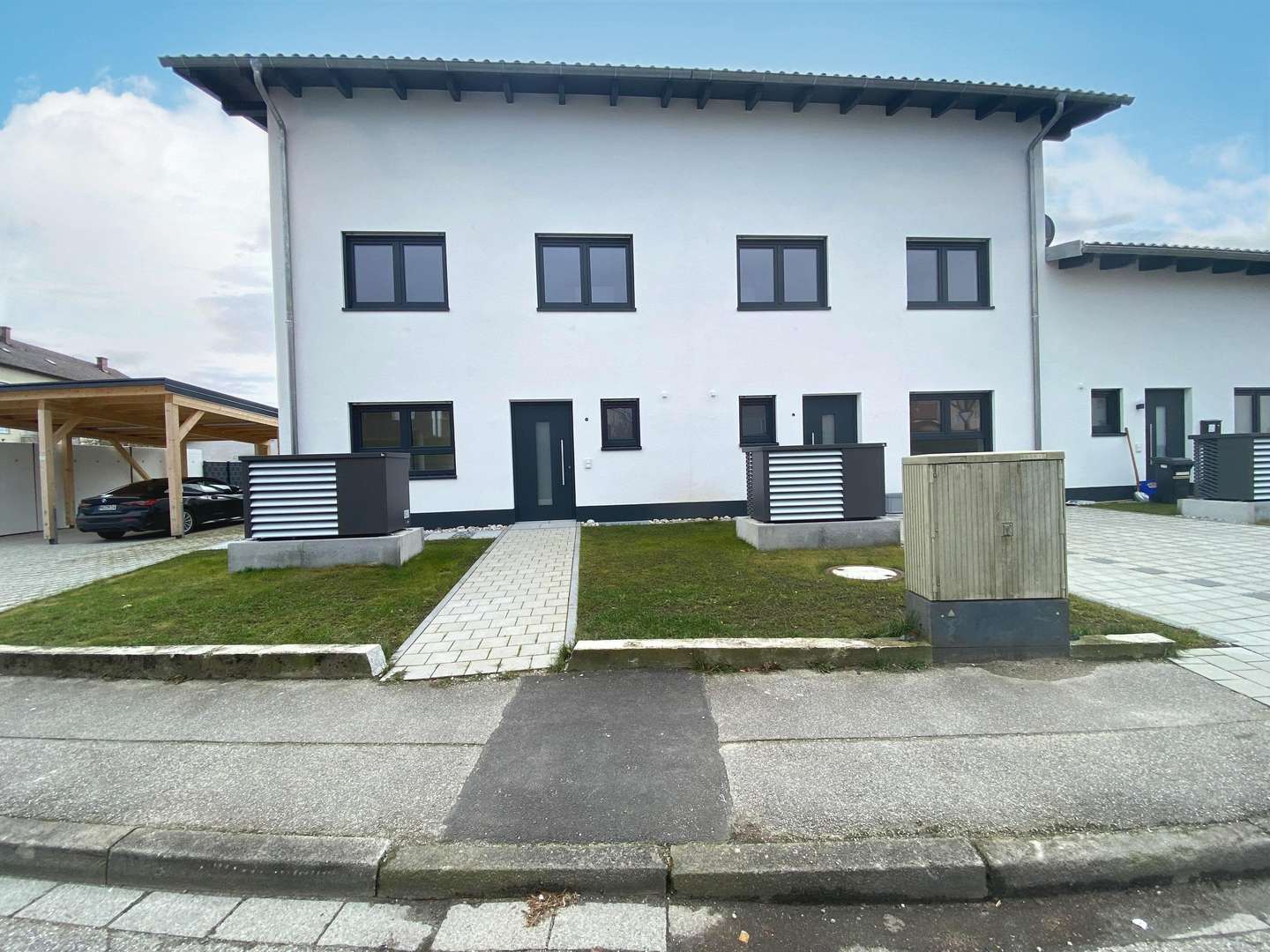 Hausansicht Norden - Reihenmittelhaus in 84478 Waldkraiburg mit 150m² kaufen