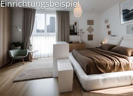 Renovierungsbeispiel: Schlafzimmer - Etagenwohnung in 84478 Waldkraiburg mit 61m² kaufen