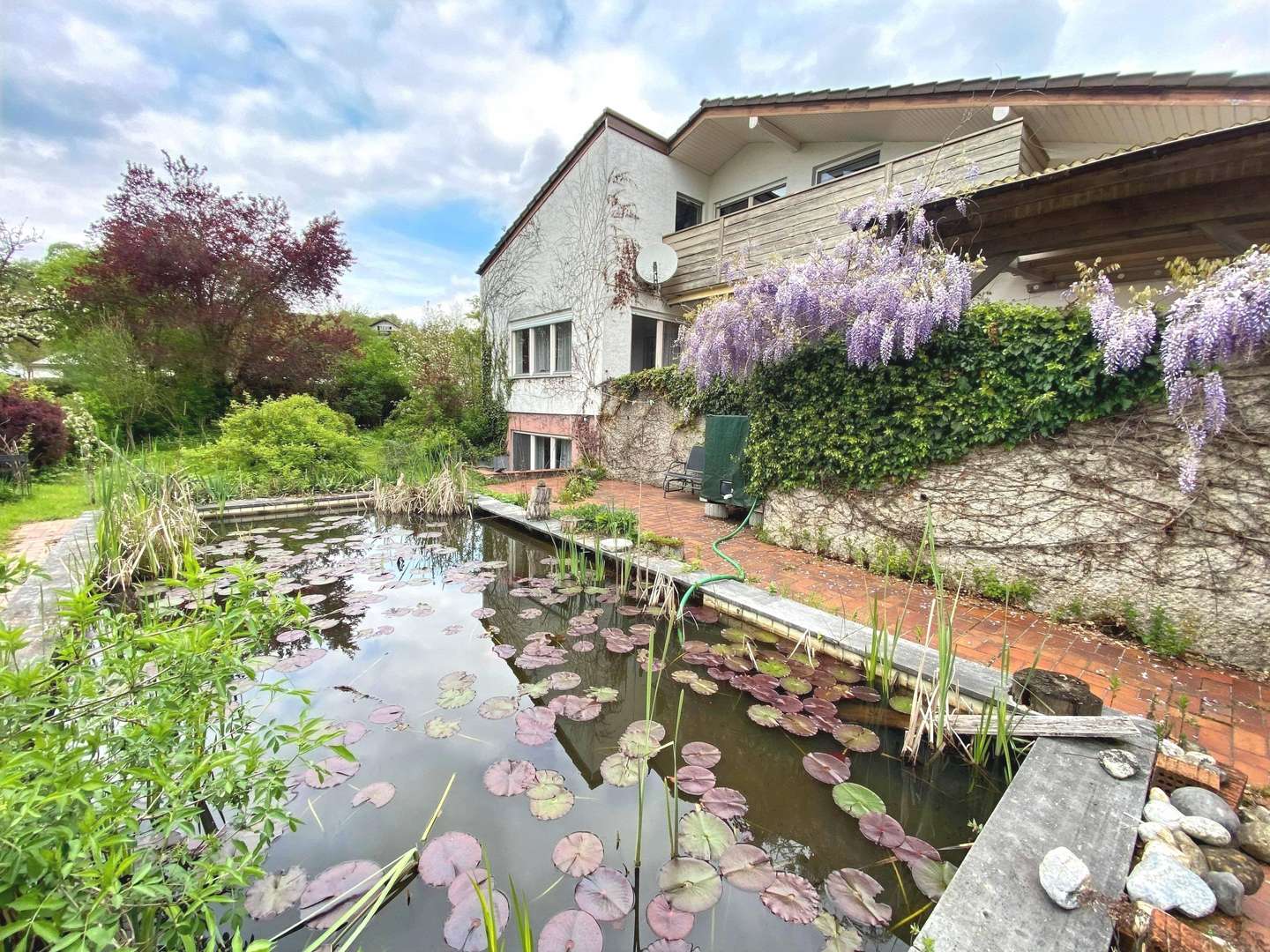 Südseite Garten - Zweifamilienhaus in 84543 Winhöring mit 180m² kaufen